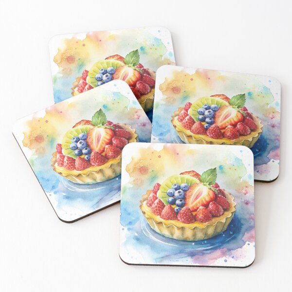 Item preview, SWEET BREAKFAST - FRUIT TART designed and sold by MariInk.
