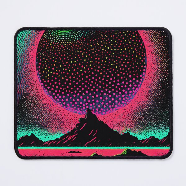 Item preview, Synthwave Landscape/7 Purple Aurora designed and sold by Synthwave Poem.