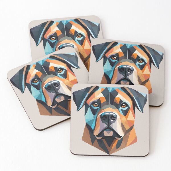 Item preview, Rottweiler - Geometric Guard designed and sold by Kappadog.