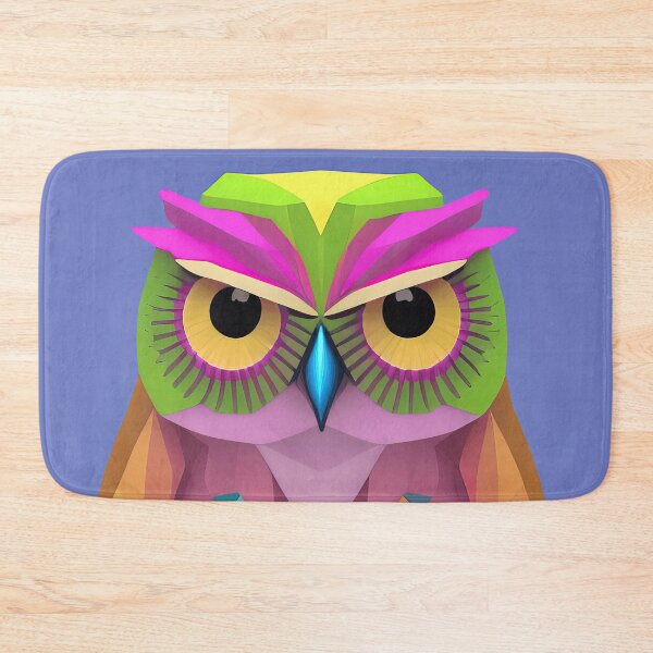 Item preview, 3D colorful isometric owl designed and sold by lalylaura.