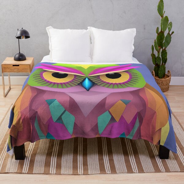 Item preview, 3D colorful isometric owl designed and sold by lalylaura.