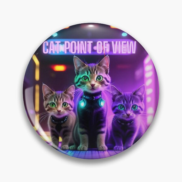 Item preview, Power of three cats designed and sold by CatPointOfView.