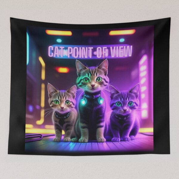 Item preview, Power of three cats designed and sold by CatPointOfView.