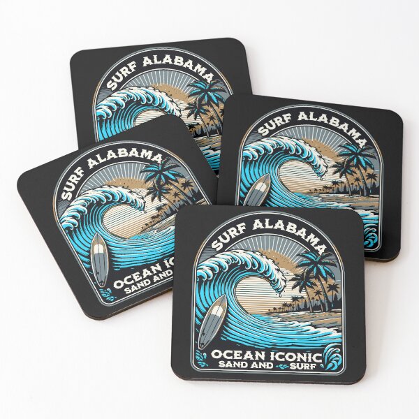 Item preview, Ocean Iconic, Colorful Retro Tropical, Surf Alabama Design designed and sold by OceanIconic.