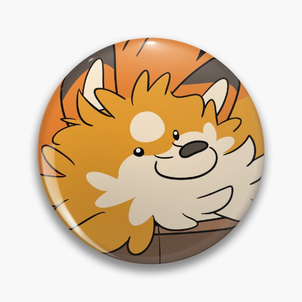 Item preview, Fluffy Fox-In-A-Tub designed and sold by Crowne Prince.