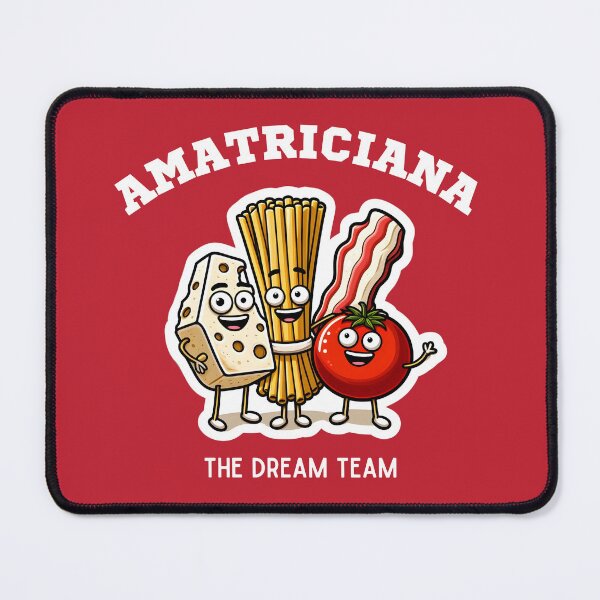 Item preview, Amatriciana Lover's Delight: Cartoon Pasta Dream Team designed and sold by EMWebDesign.