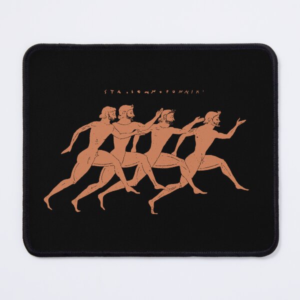 Item preview, Ancient Greek Winged Runners T-Shirt designed and sold by SaveTheThinker-.
