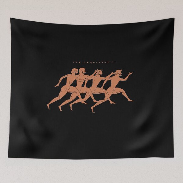 Item preview, Ancient Greek Winged Runners T-Shirt designed and sold by SaveTheThinker-.