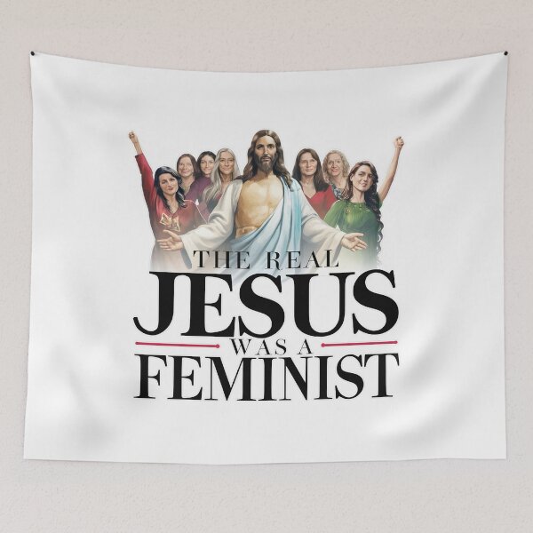 Item preview, Feminist Messiah: Jesus and Women Print designed and sold by MillennialVibe.