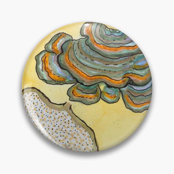 Item preview, Turkey Tail (Trametes versicolor) designed and sold by Amanda-Dye-Art.