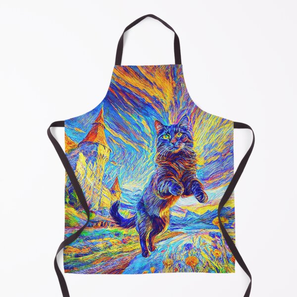 Item preview, Stylised castle and cat. DeepDream designed and sold by blackhalt.