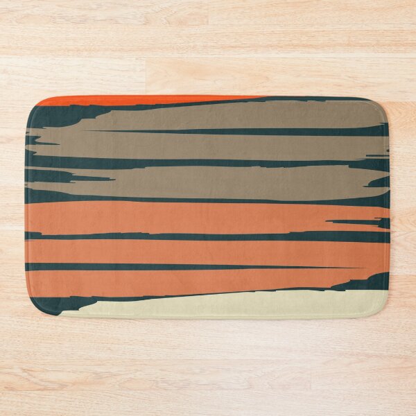 Item preview, Green and Orange Brush Strokes designed and sold by ZedColors.