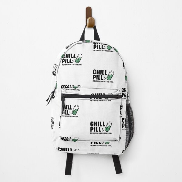 Item preview, Chill Pill: Stress-Free Living Art designed and sold by MillennialVibe.