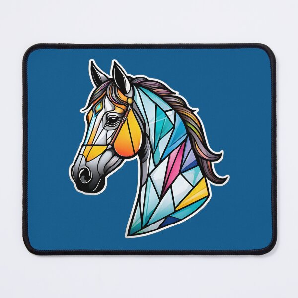 Item preview, Cute Horse With Abstract Geometric Pattern designed and sold by TheArtOfPat.