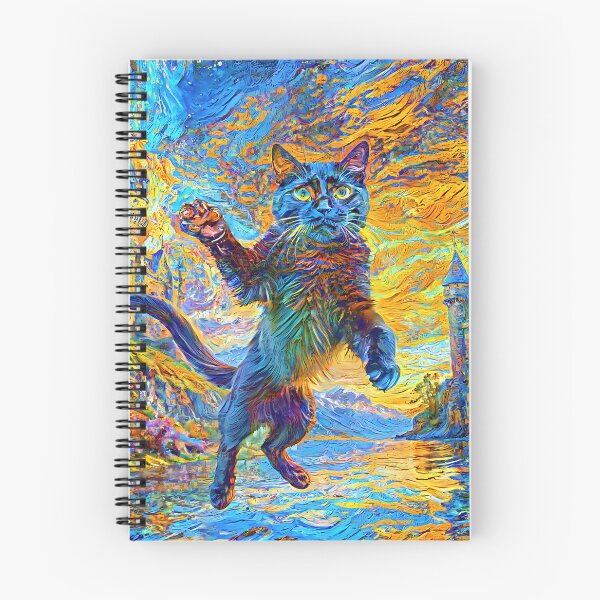 Item preview, Stylised castle and cat. DeepDream designed and sold by blackhalt.
