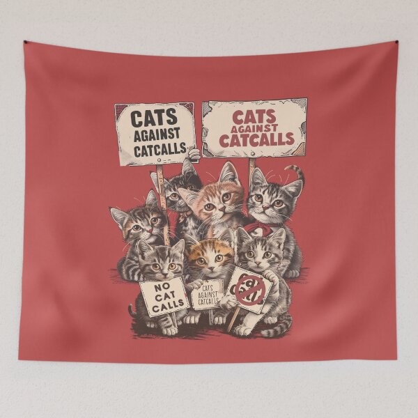 Item preview, Cats Against Catcalls designed and sold by GlowinUp Shop.