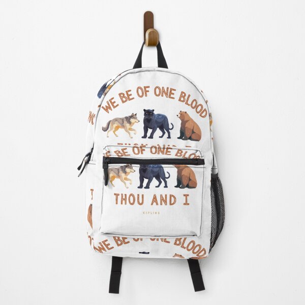 Item preview, Animals “One Blood” Kipling quote Jungle Book  designed and sold by TheWriteHand.