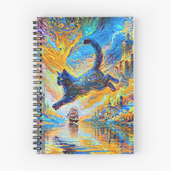 Item preview, Stylised castle and cat. DeepDream designed and sold by blackhalt.