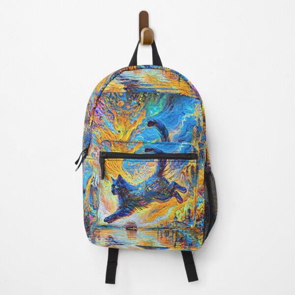 Item preview, Stylised castle and cat. DeepDream designed and sold by blackhalt.