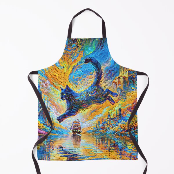 Item preview, Stylised castle and cat. DeepDream designed and sold by blackhalt.