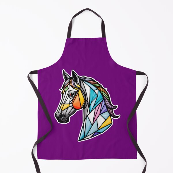 Item preview, Cute Horse With Abstract Geometric Pattern designed and sold by TheArtOfPat.
