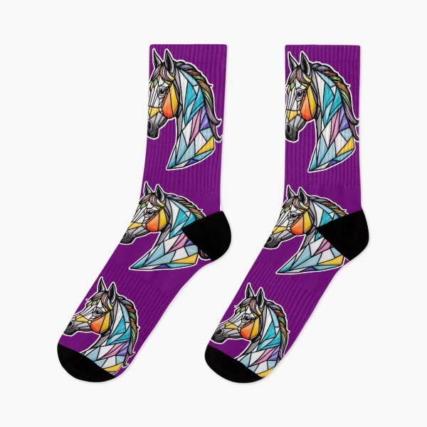 Item preview, Cute Horse With Abstract Geometric Pattern designed and sold by TheArtOfPat.