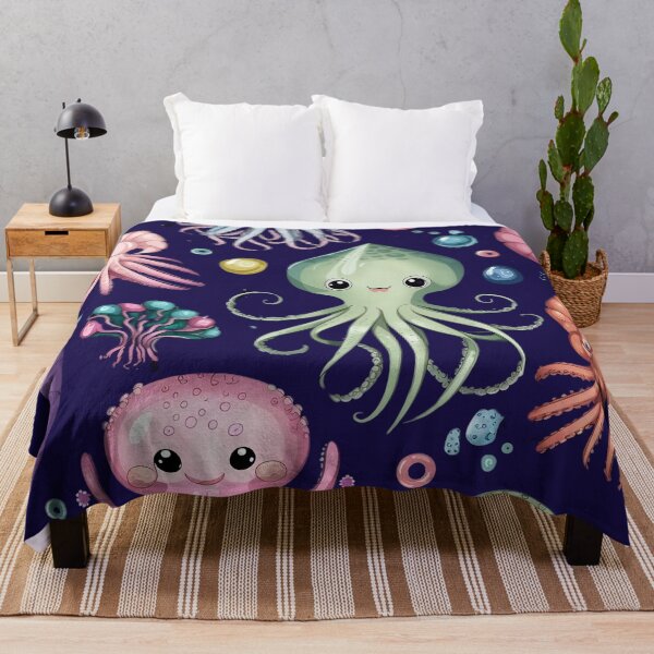 Item preview, cute CEPHOLOPOD print pattern designed and sold by DunuStore.
