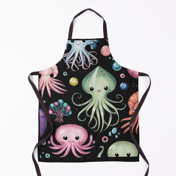 Item preview, cute CEPHOLOPOD print pattern designed and sold by DunuStore.