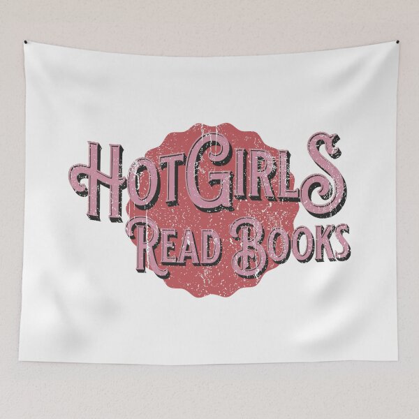 Item preview, Hot Girls Read Books Pink | Empowering Women's Apparel designed and sold by Chonguissa Fashion.