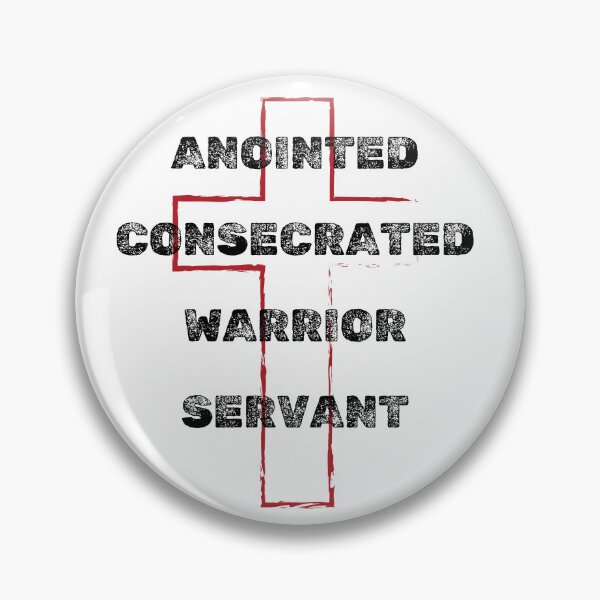 Item preview, Anointed Warrior: Consecrated in Service designed and sold by christiantkd.