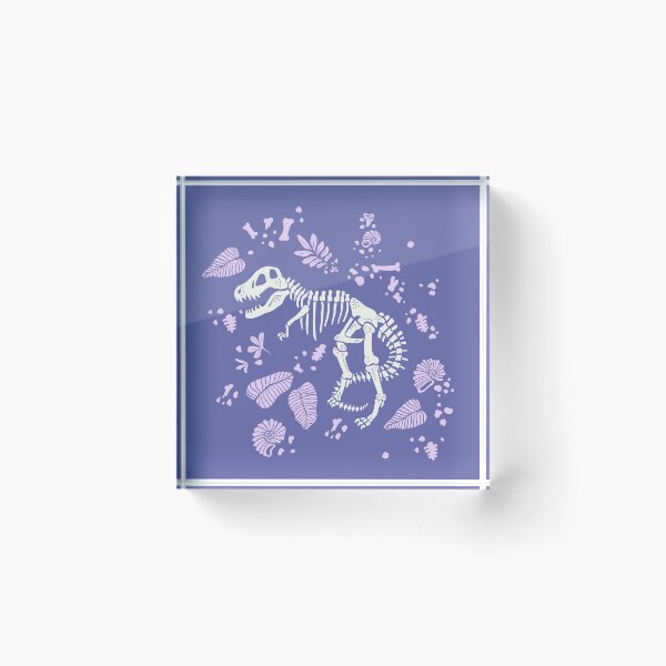 Item preview, T-Rex Fossil on Very Peri designed and sold by latheandquill.
