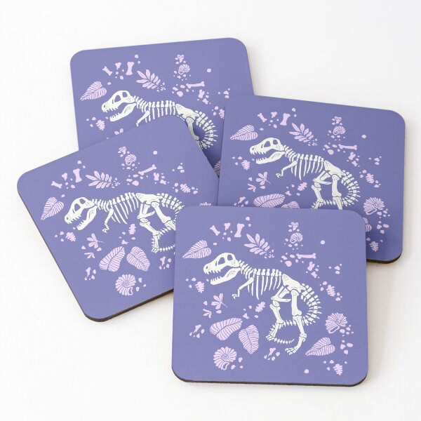 Item preview, T-Rex Fossil on Very Peri designed and sold by latheandquill.