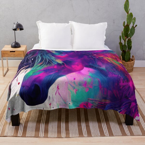 Item preview, Colorful splatters unicorn designed and sold by lalylaura.