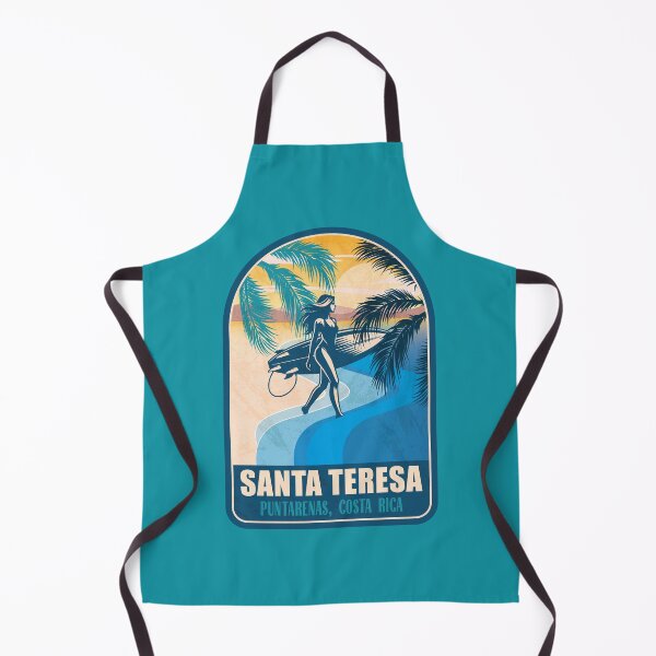 Artikelvorschau, Santa Teresa Costa Rica Vintage Surfgrafik entworfen und verkauft von CynthiaGraphics.