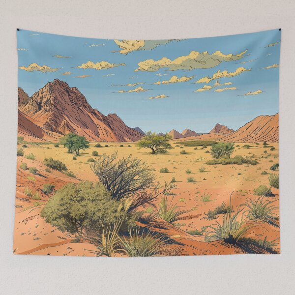 Item preview, Namibia Digital Illustration designed and sold by ComicsFactory.