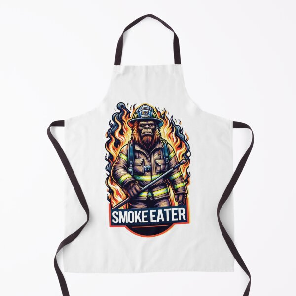 Item preview, Bigfoot Smoke Eater Firefighter with flames designed and sold by BrinaandPops.