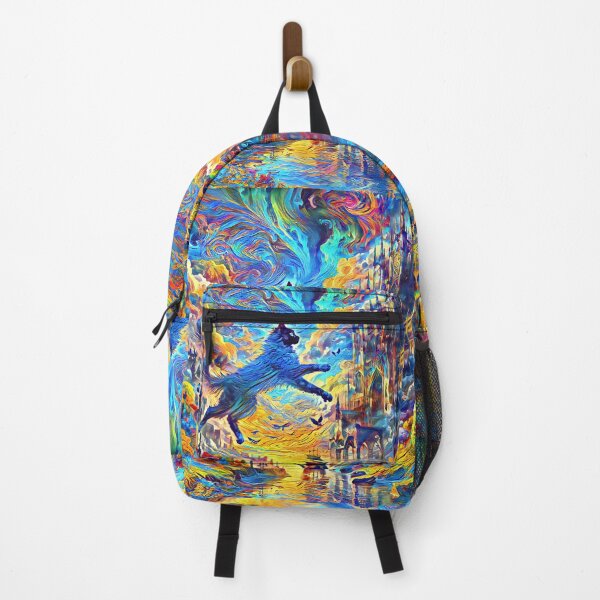 Item preview, Stylised castle and cat. DeepDream designed and sold by blackhalt.