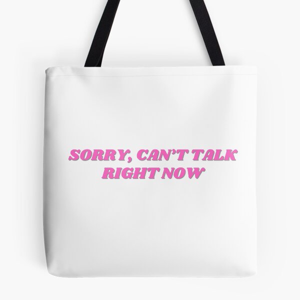 Artikelvorschau, Tut mir leid, ich kann gerade nicht reden, rosa Design entworfen und verkauft von ChiWellness Shop.