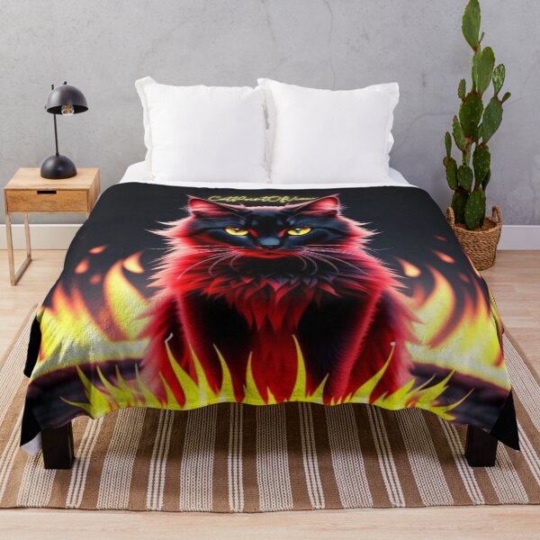 Item preview, Cat on fire designed and sold by CatPointOfView.