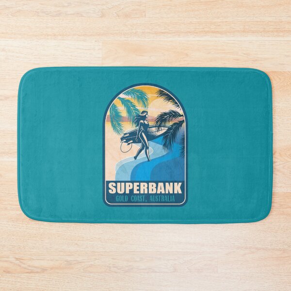 Item preview, Superbank Gold Coast Australia Vintage Surfing Graphic designed and sold by CynthiaGraphics.