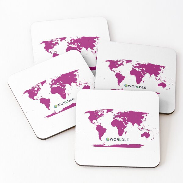 Item preview, World Map – Magenta designed and sold by teuteufteam.