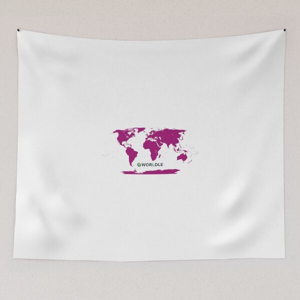 Item preview, World Map – Magenta designed and sold by teuteufteam.
