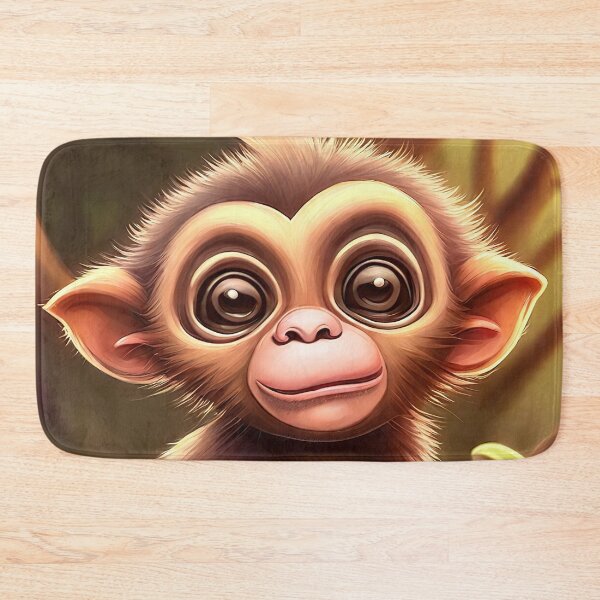 Item preview, Cute monkey in a tree illustration designed and sold by lalylaura.