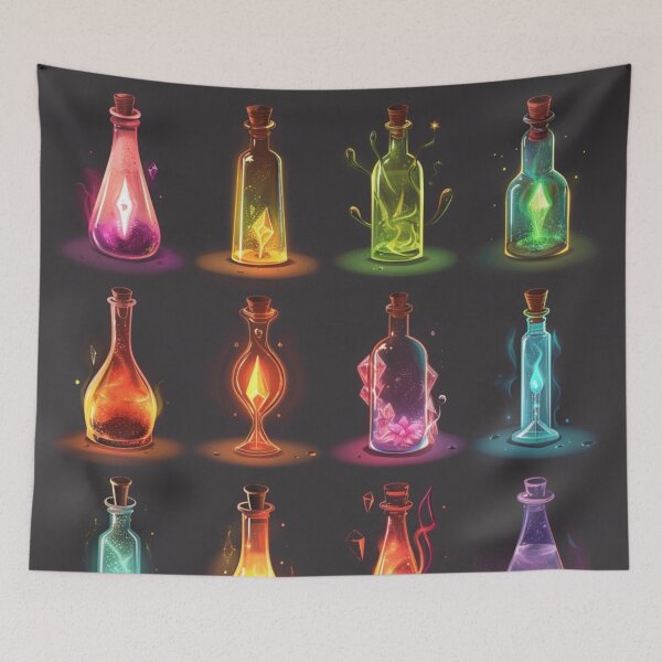 Item preview, Different Magic Essence In Test Tubes designed and sold by GrinGalore.