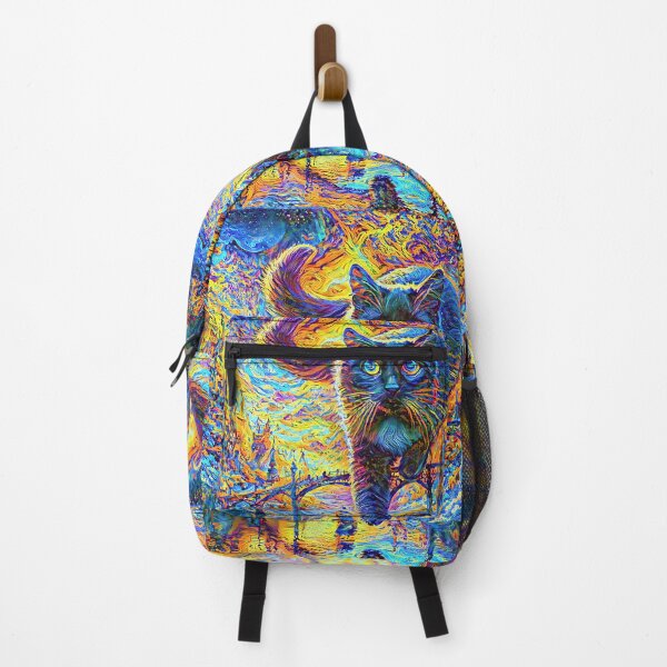 Item preview, Stylised castle and cat. DeepDream designed and sold by blackhalt.