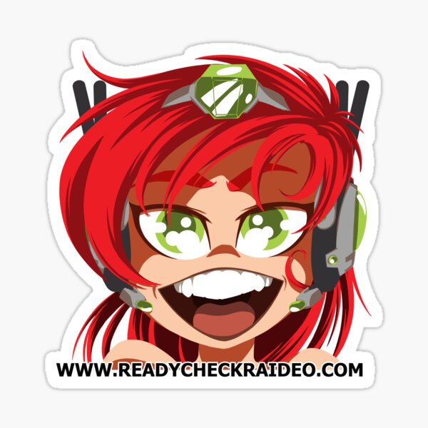 Ready Check Raideo Val Big Smile Sticker