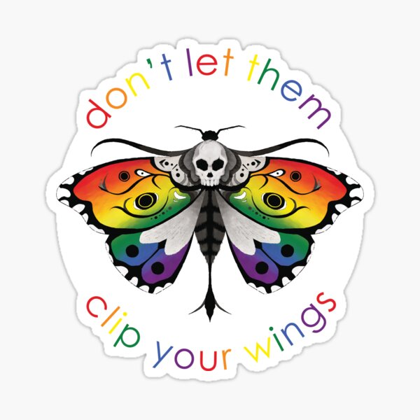 Item preview, Don't Clip Your Wings | LGBTQIA+ Pride designed and sold by MarineArti.
