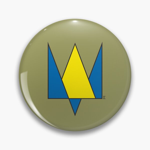 Item preview, Trident. (minimalism) Yellow-blue. designed and sold by sarabeevart.