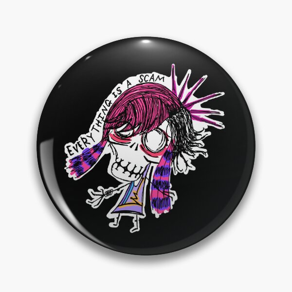 Item preview, Dark and Gritty Everything is a Scam emo scenekid designed and sold by Michael Stewart.