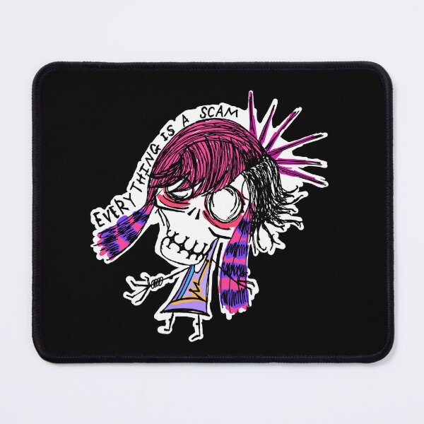 Item preview, Dark and Gritty Everything is a Scam emo scenekid designed and sold by Michael Stewart.